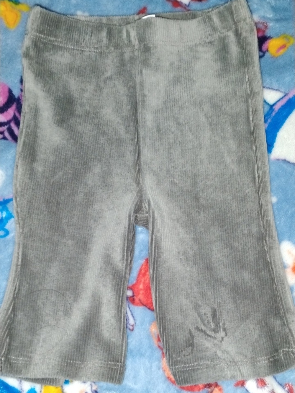 Tahari Olive Gray Corduroy Kids Casual Pants